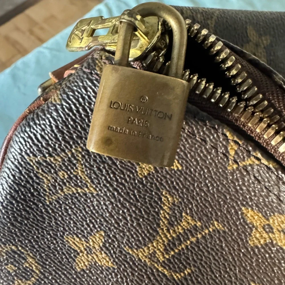 Louis Vuitton Monogram Duffel Bag in Brown and Tan - Picture 3 of 6